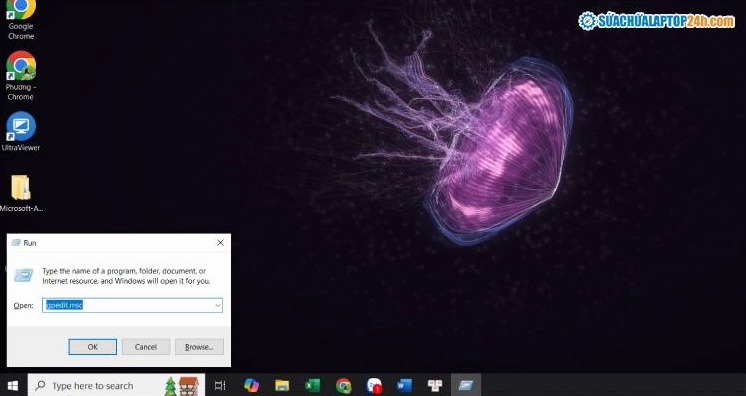 Mở hộp thoại Run bằng tổ hợp phím và nhập câu lệnh msconfig