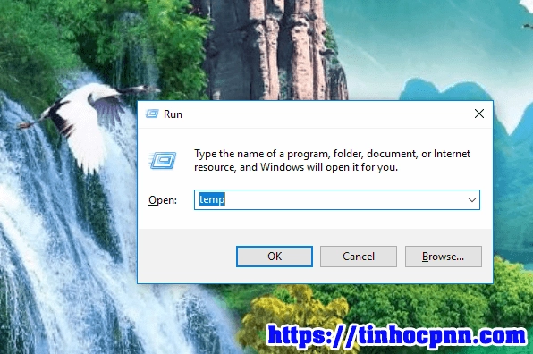 Hướng dẫn chi tiết cách làm cho laptop win 10 chạy nhanh hơn hiệu quả 3 Mở hộp thoại Run để thực hiện lệnh xóa rác