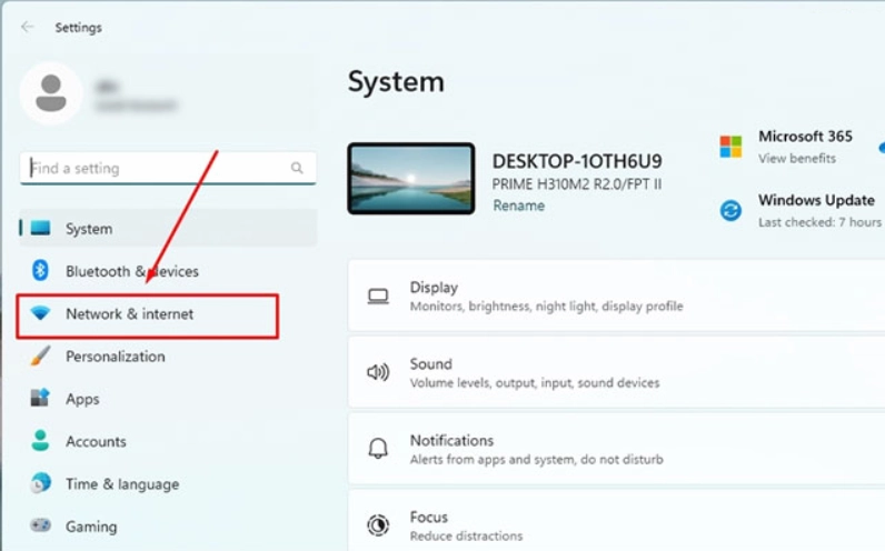 Hướng dẫn chi tiết cách bật VPN trên laptop nhanh chóng và an toàn 13 Mở mục VPN trong Network and internet trên Windows 11