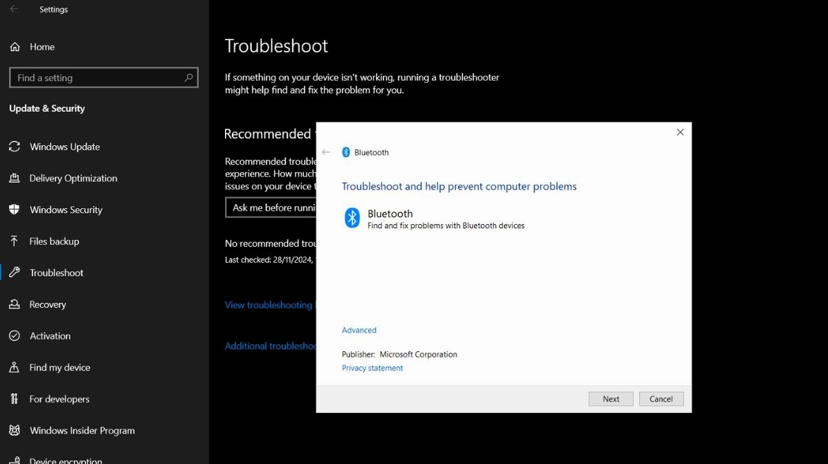Hướng dẫn chi tiết cách bật bluetooth trên laptop dell inspiron nhanh chóng nhất 29 Mở Settings bạn tìm kiếm Troubleshoot settings và chọn Bluetooth troubleshooter