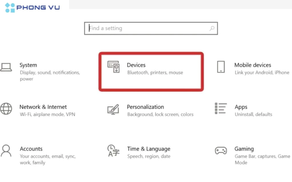 Hướng dẫn chi tiết cách kết nối bluetooth laptop với tai nghe không dây hiệu quả nhất 2026 7 Mở Settings sau đó chọn Devices rồi đến Bluetooth and other devices