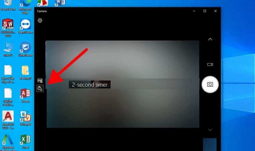 Mỗi lần nhấp sẽ tương ứng với 2 giây, 5 giây, 10 giây