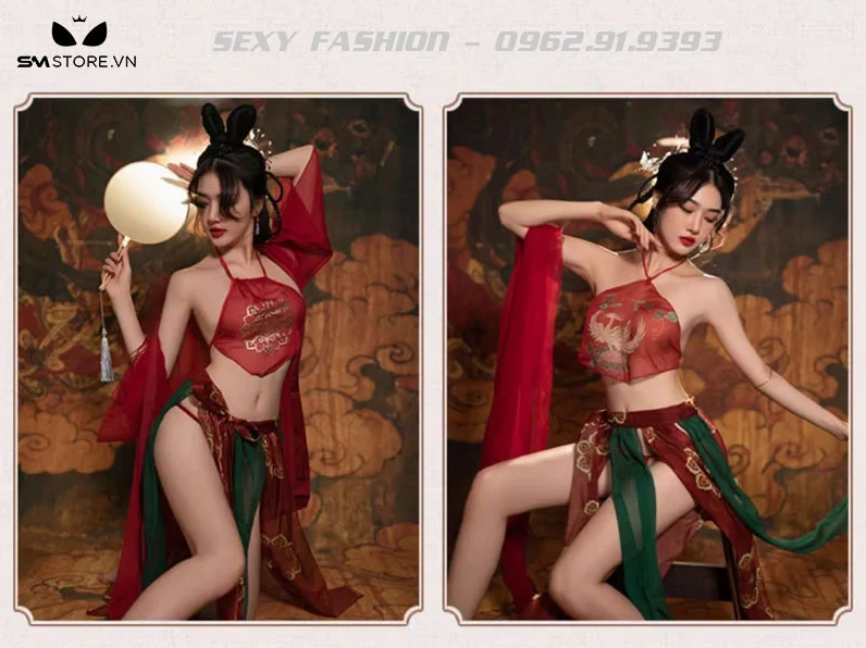 Mỹ nhân quyến rũ khoe trọn vẻ đẹp hình thể với thiết kế yếm cực sexy