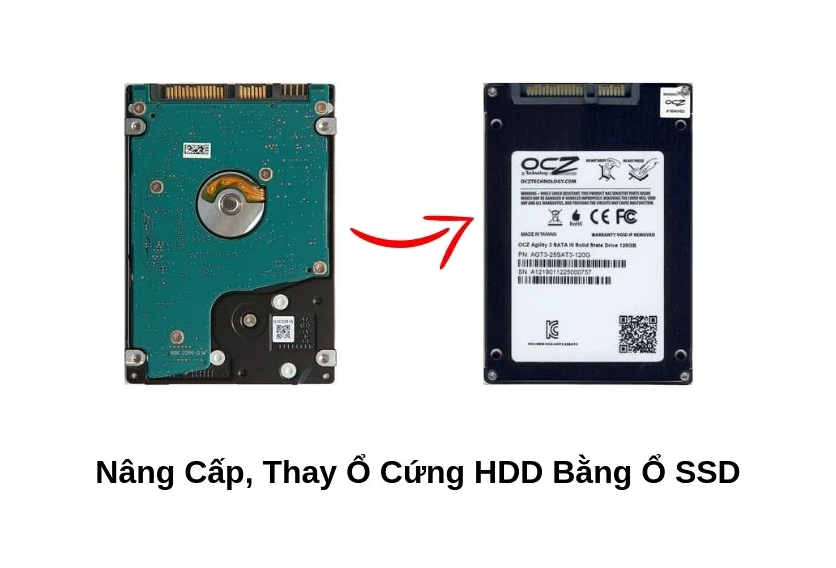 Nâng cấp ổ cứng SSD - Tăng tốc độ máy tính laptop Win 10 hiệu quả nhất