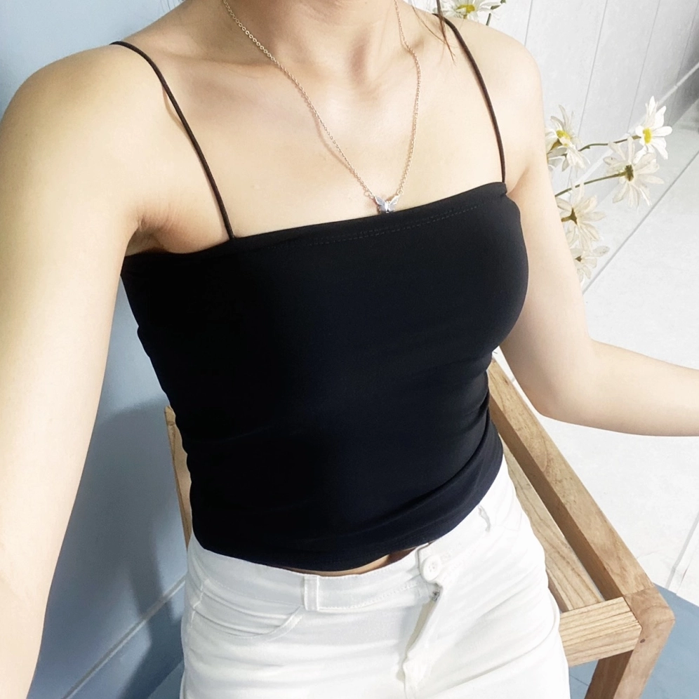 Nét trẻ trung đầy sức sống qua ảnh gái áo 2 dây