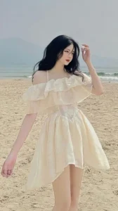 ngam tron bo 30 anh gai xinh da trang mac vay ngan quyen ru 760