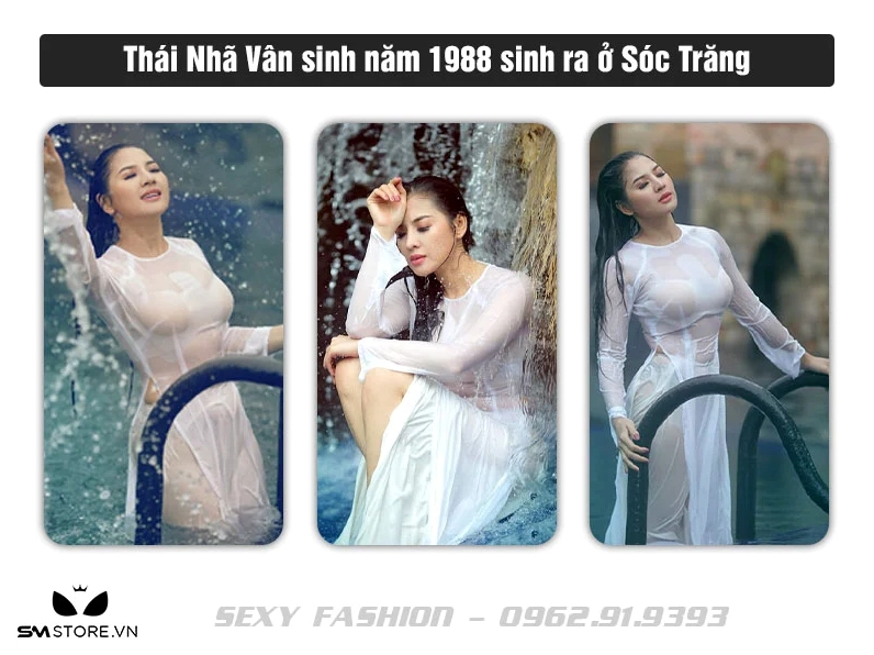 Người đẹp Thái Nhã Vân đầy cuốn hút trong trang phục áo dài siêu mỏng