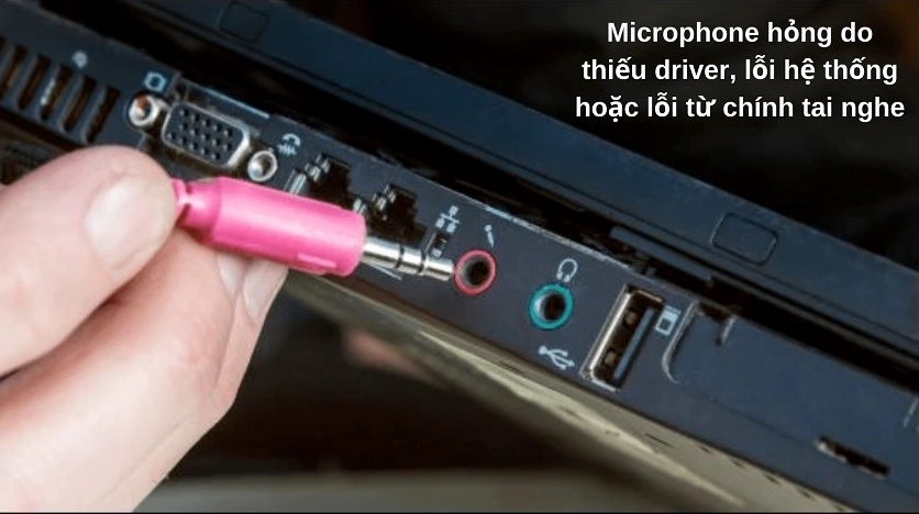 Nguyên nhân dẫn đến lỗi máy tính không nhận microphone win 7