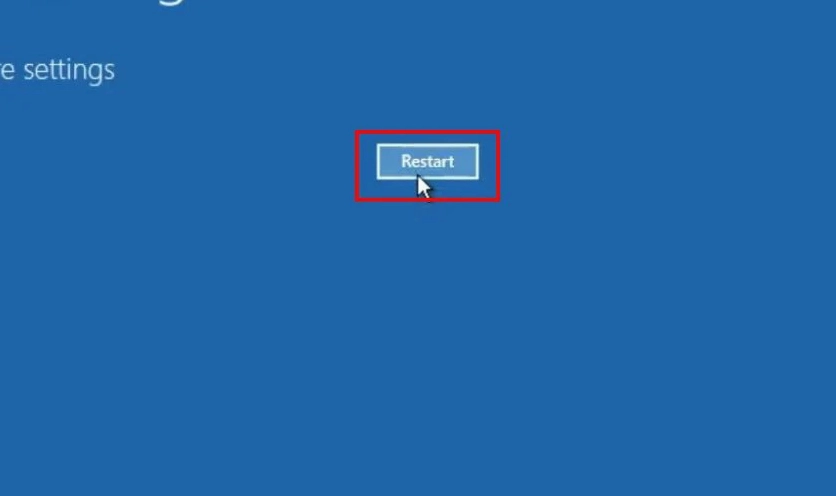 Hướng dẫn chi tiết cách cài đặt BIOS cho laptop Dell nhanh chóng 11 Nhấn Restart để khởi động lại máy và vào thẳng giao diện BIOS