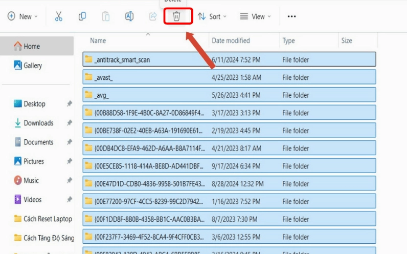 Hướng dẫn chi tiết cách dọn rác laptop an toàn và tăng tốc độ xử lý nhanh nhất năm 2026 11 Nhấn Shift + Delete để xóa vĩnh viễn