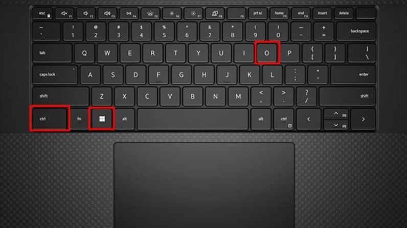 Hướng dẫn chi tiết cách bật bàn phím ảo trên laptop cực đơn giản 28 Nhấn tổ hợp phím Ctrl + Windows + O
