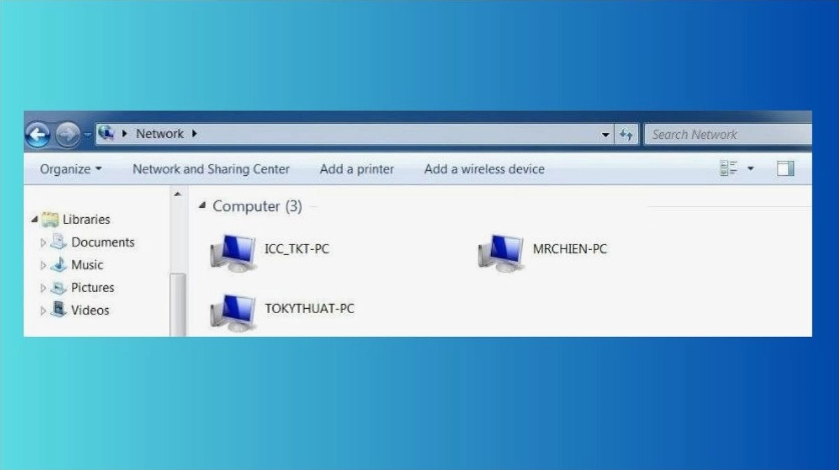 Nhấn vào máy tính muốn truy cập