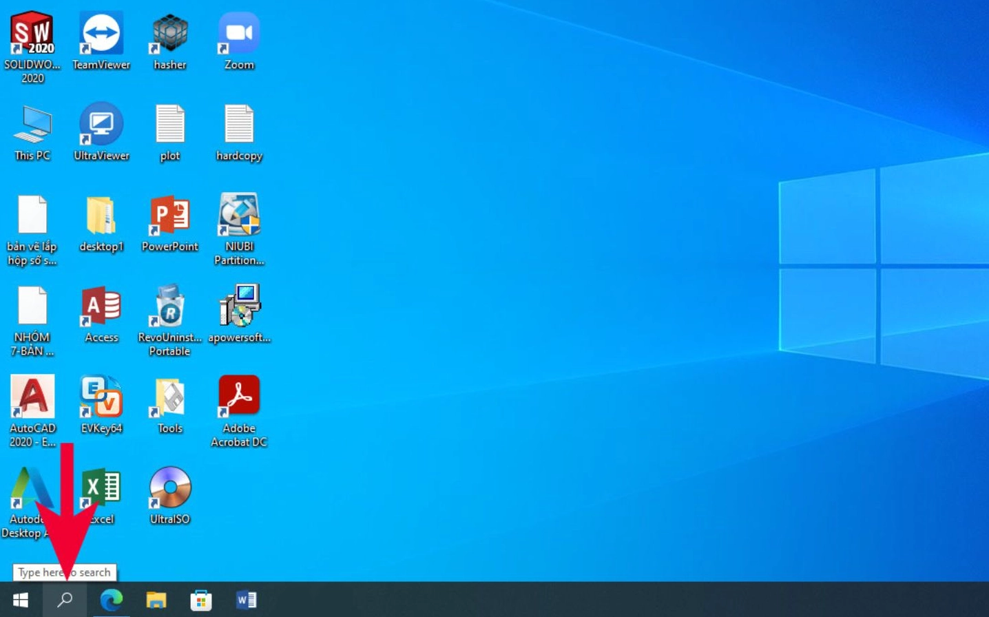 Hướng dẫn chi tiết cách bật camera trên laptop dell khắc phục lỗi nhanh chóng năm 2026 12 Nhập lệnh tìm kiếm tại biểu tượng cửa sổ Windows hoặc thanh Search dưới thanh công cụ