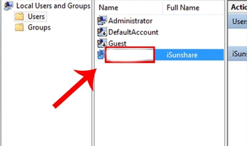 Nhập tên mới và nhấn Enter để hoàn thành