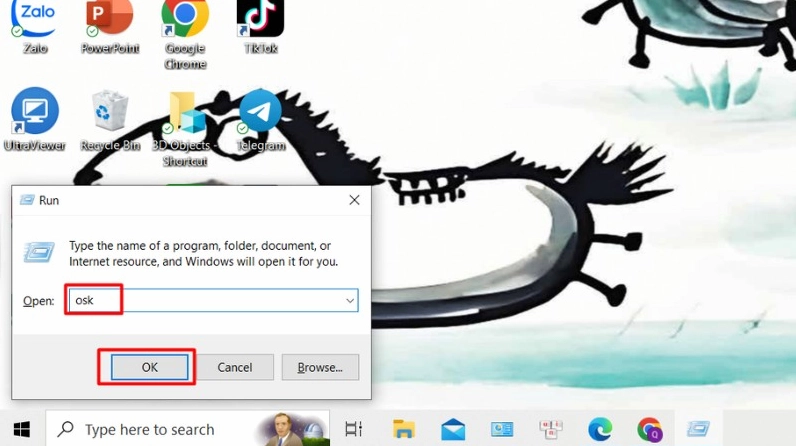 Hướng dẫn chi tiết cách bật bàn phím ảo trên laptop cực đơn giản 4 Nhập từ khóa OSK