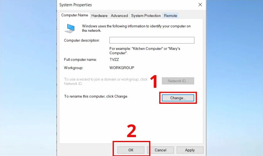 Nhấp vào Advanced system settings ở cột bên phải cửa sổ System