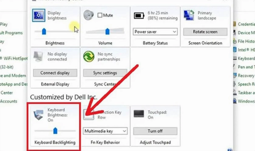 Hướng dẫn chi tiết cách bật đèn bàn phím laptop Asus nhanh chóng và đơn giản 12 Nhấp vào biểu tượng Keyboard Backlighting