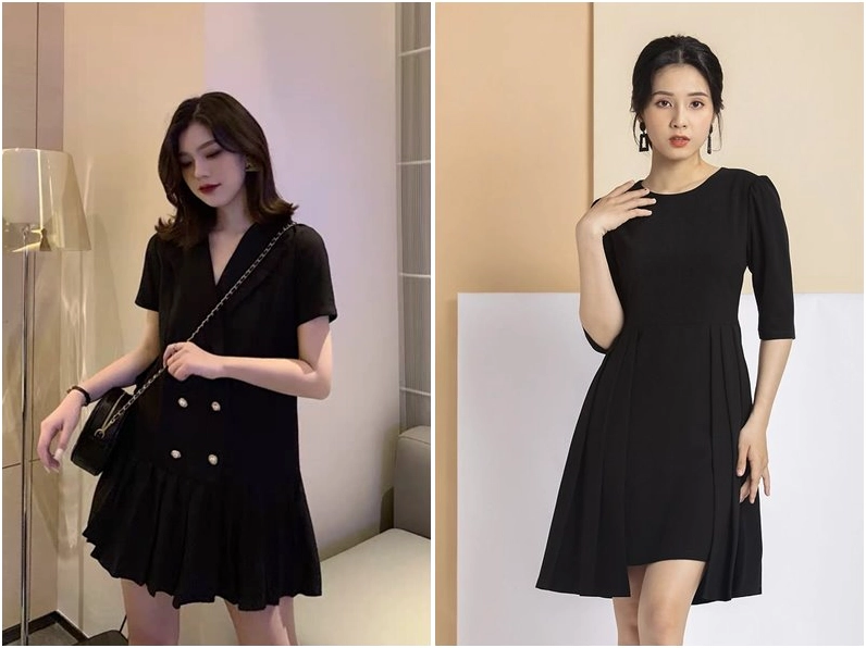 Nữ thần xao xuyến trong thiết kế váy đen xếp ly thanh lịch nhưng đầy bí ẩn