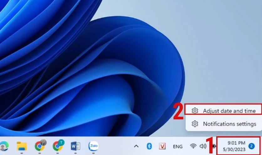 Nút Sync now trong phần Additional settings của Windows 11 giúp đồng bộ thời gian ngay lập tức