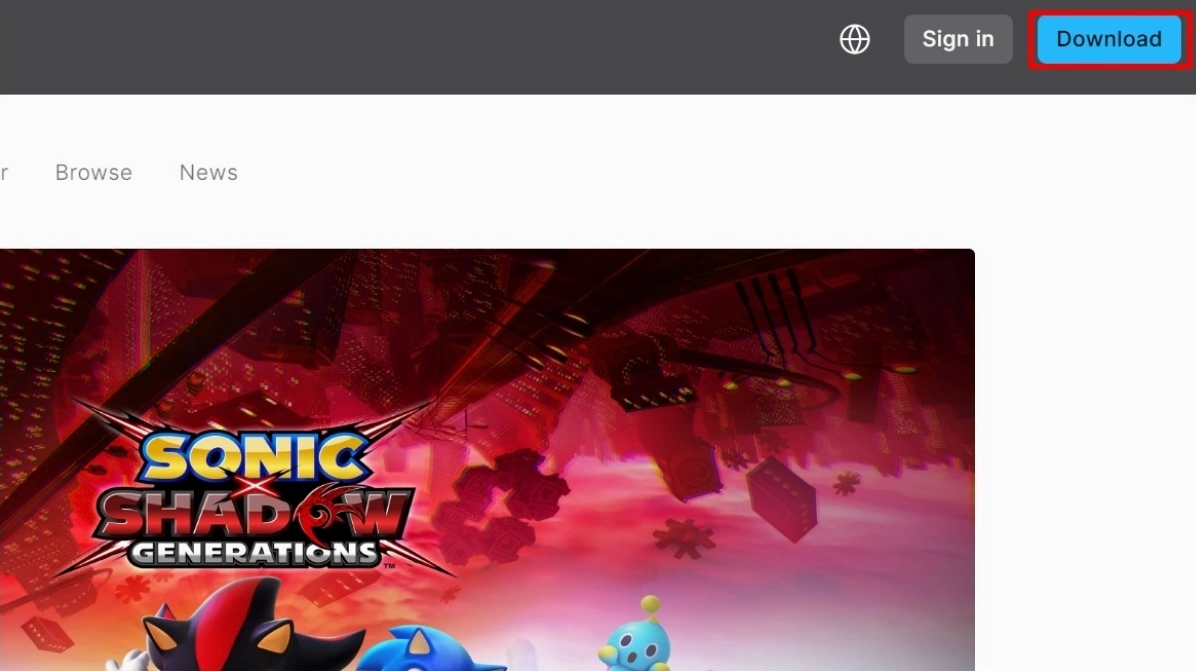 Nút Tải xuống trên trang chi tiết của một ứng dụng trong Microsoft Store