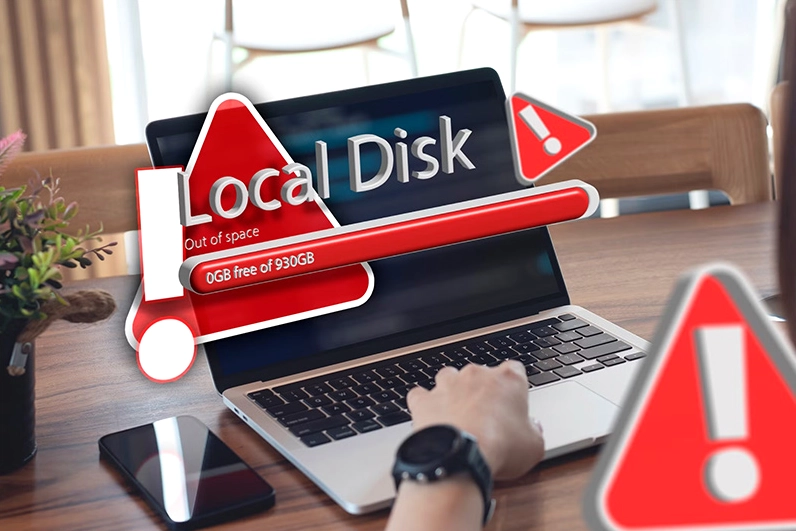 Ổ cứng đầy hoặc bị lỗi