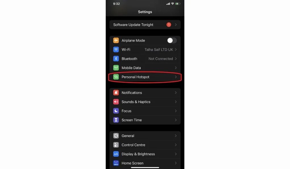 Phát Wifi từ IOS sang máy tính