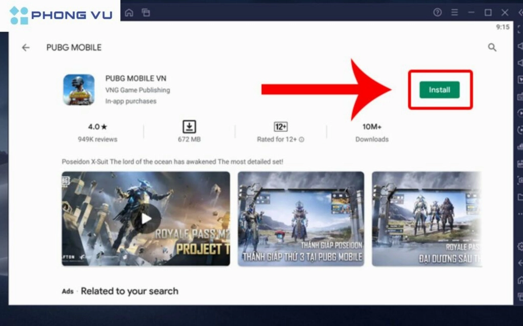 Quá trình giải nén và cài đặt game đang diễn ra