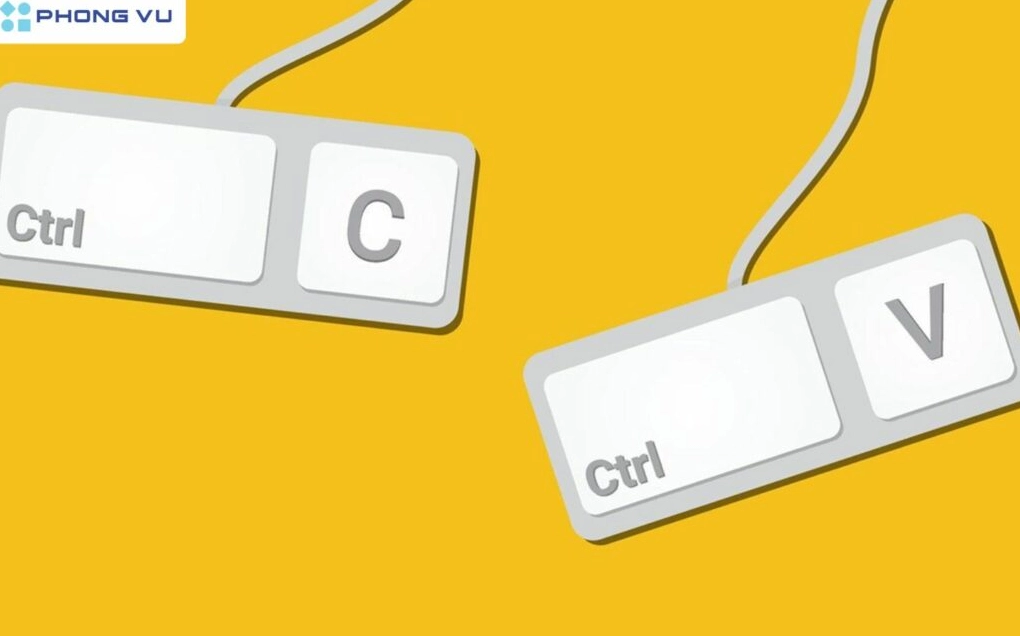 Sao chép bằng phím tắt giúp thao tác của bạn nhanh hơn