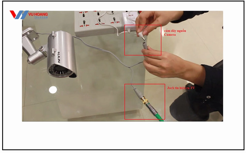 Sơ đồ cách kết nối đầu ghi camera với máy tính qua cổng mạng