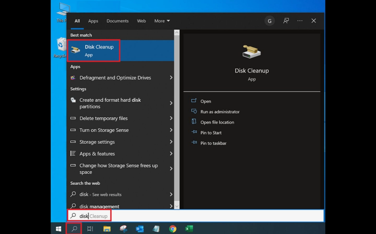 Sử dụng Disk Cleanup (tìm trong Start) để xóa file tạm mỗi tháng, giải phóng 2-5GB dung lượng.