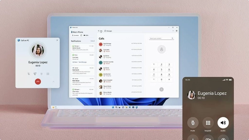 Sử dụng Link to Windows chiếu màn hình điện thoại lên máy tính