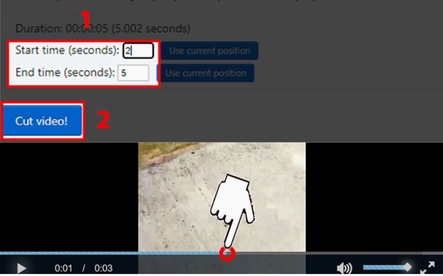 sử dụng phần mềm Resize Animated GIF để cắt video trên máy tính