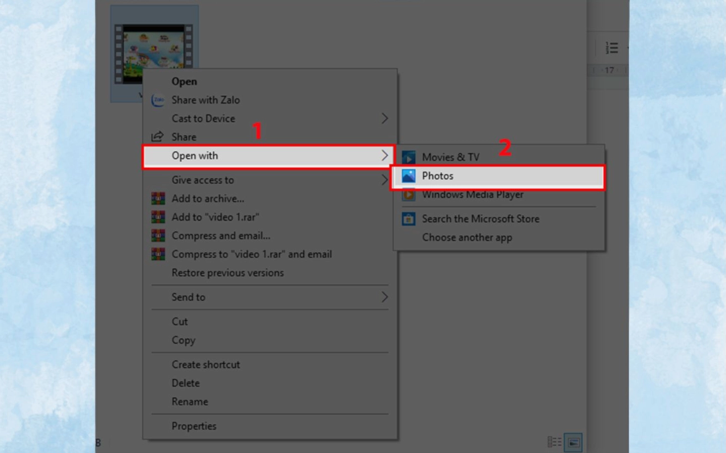 Sử dụng Photos trên Windows 10
