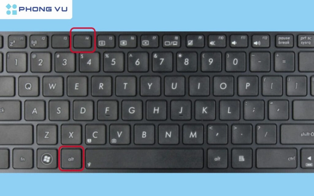 Hướng dẫn chi tiết cách tắt laptop bằng bàn phím trên hệ điều hành Windows nhanh chóng và hiệu quả 5 Sử dụng tổ hợp phím ALT + F4 để tắt máy tính trên hệ điều hành Windows 8