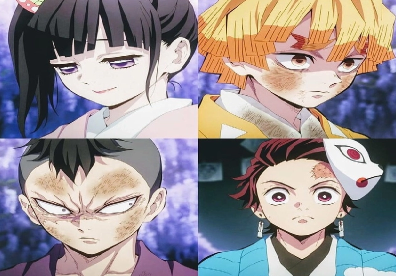 Sự tương tác dễ thương giữa Genya và Tanjiro