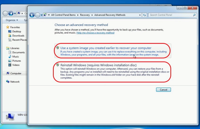 Tại đây bạn sẽ có 2 tùy chọn