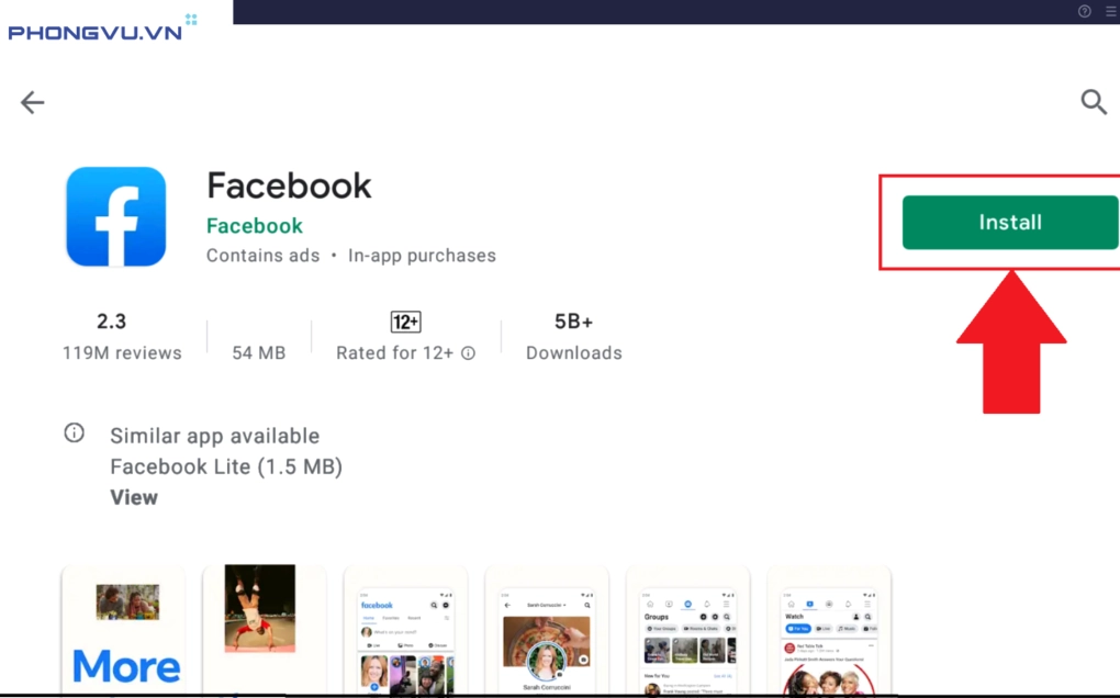 tai facebook ve may tinh