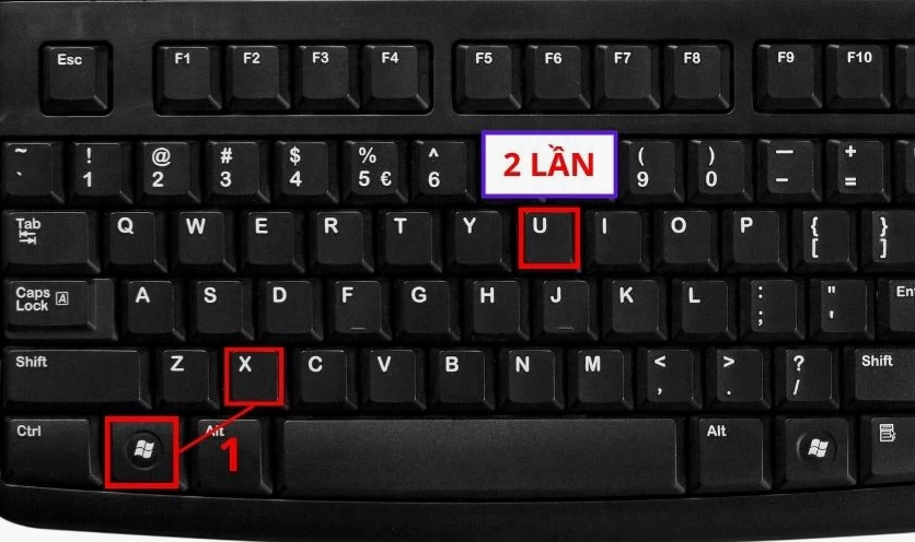 Hướng dẫn chi tiết cách tắt laptop bằng bàn phím trên hệ điều hành Windows nhanh chóng và hiệu quả 7 Tắt máy tính bằng bàn phím Win 10