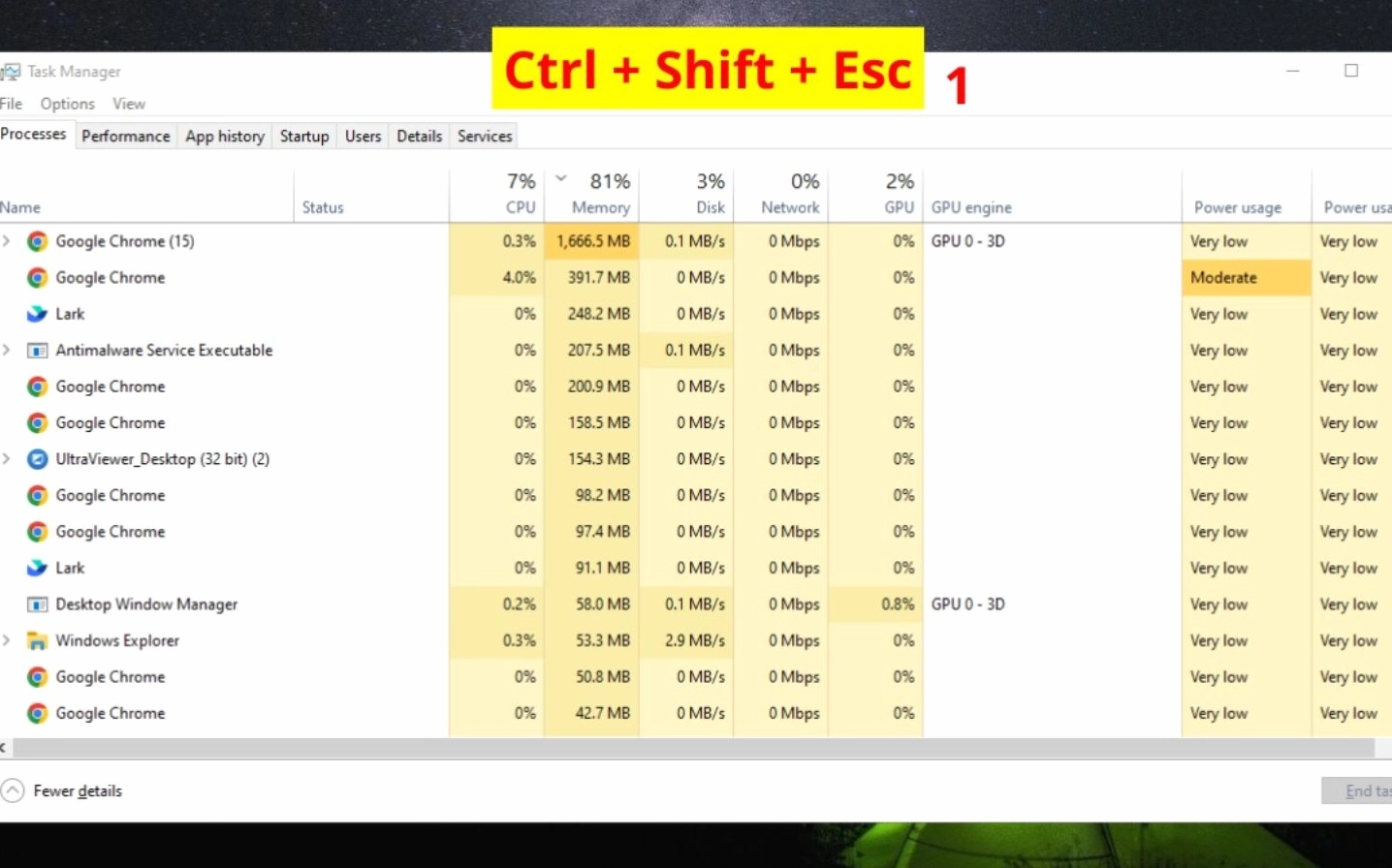 Tắt ứng dụng chạy ngầm Windows 11 bằng Task Manager giúp giải phóng bộ nhớ RAM