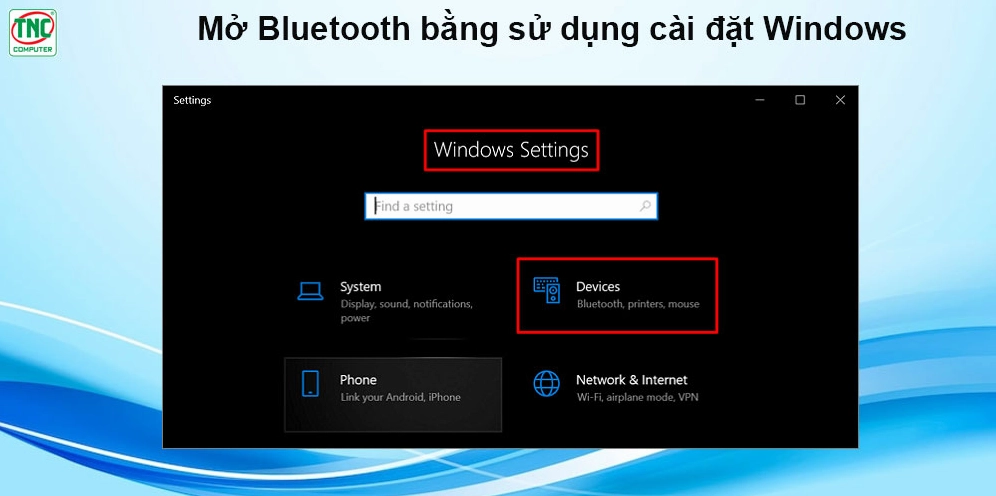 Hướng dẫn chi tiết cách bật bluetooth trên laptop nhanh chóng và hiệu quả nhất 4 Thao tác bật chức năng truyền dữ liệu không dây trong cài đặt Windows 10
