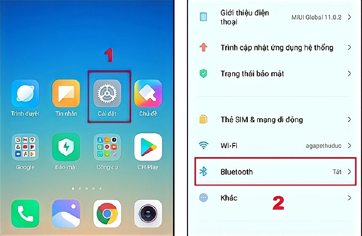 Hướng dẫn chi tiết cách bắn bluetooth từ điện thoại vào laptop nhanh chóng và hiệu quả nhất 2026 1 Thao tác bật tính năng không dây trên thiết bị di động