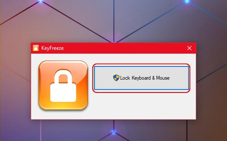 Hướng dẫn chi tiết cách khóa bàn phím laptop nhanh chóng và đơn giản 5 Thao tác chọn Lock Keyboard & Mouse trên giao diện phần mềm