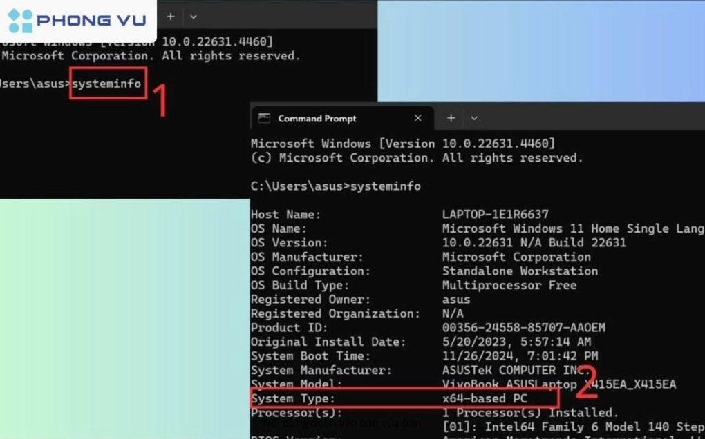 Thao tác chụp ảnh màn hình cửa sổ công cụ dxdiag
