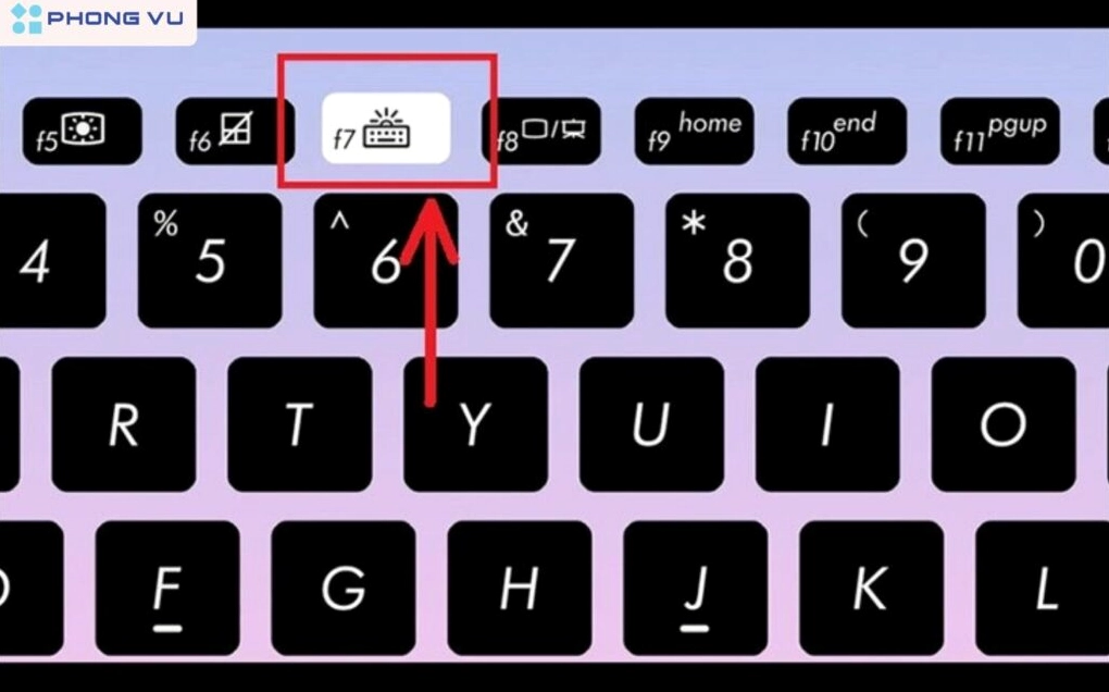 Thao tác điều khiển ánh sáng bàn phím trên dòng máy Asus cao cấp