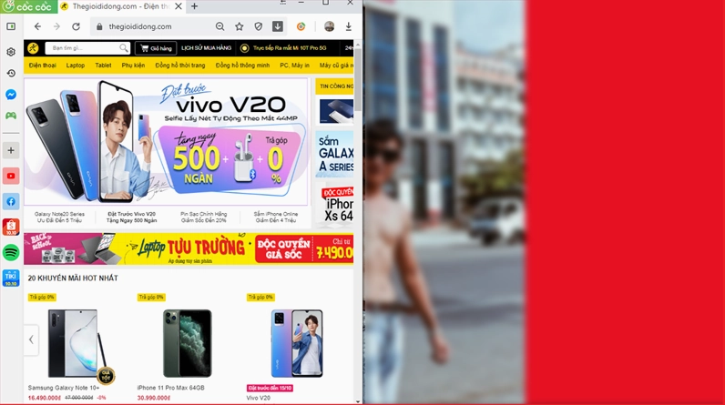 Hướng dẫn chi tiết cách chia đôi màn hình laptop đơn giản và nhanh chóng nhất 2 Thao tác sử dụng chuột kéo thả cửa sổ ứng dụng sát vào cạnh màn hình để kích hoạt tính năng Snap Assist