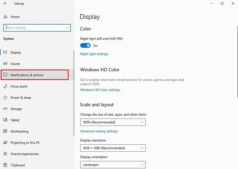 Hướng dẫn chi tiết cách tắt thông báo trên laptop giúp bạn tập trung làm việc 4 Thao tác tắt thông báo trên máy tính thông qua trung tâm hành động