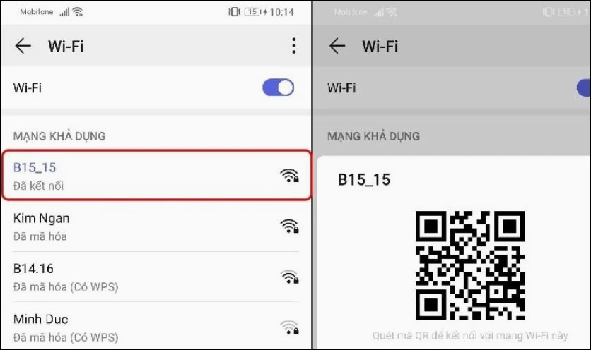 Thao tác vào Cài Đặt trên điện thoại chọn mục Wi Fi