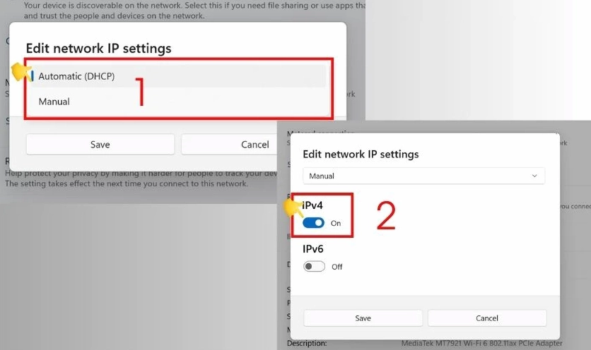 Hướng dẫn chi tiết cách truyền dữ liệu giữa 2 máy tính laptop hiệu quả nhất 21 Thiết lập IP tĩnh