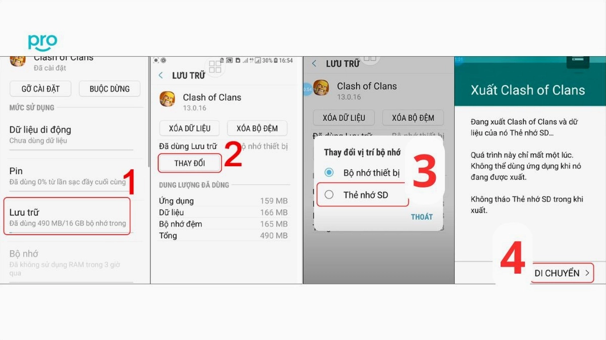 Hướng dẫn chi tiết cách bắn bluetooth từ điện thoại vào laptop nhanh chóng và hiệu quả nhất 2026 32 Thiết lập thay đổi vị trí lưu trữ mặc định sang thẻ nhớ ngoài