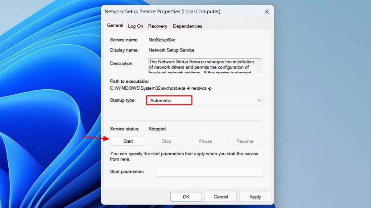 Hướng dẫn chi tiết cách quên pass wifi trên laptop đơn giản và hiệu quả nhất 2026 8 Thiết lập trạng thái khởi động tự động cho dịch vụ mạng